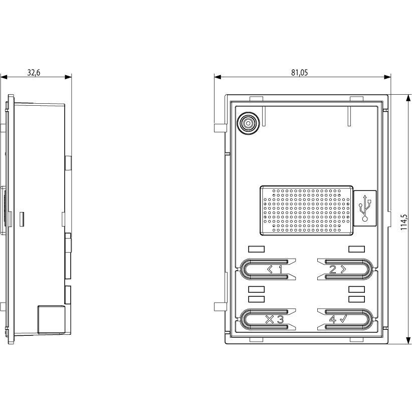 41002 Аудио модул за входен панел с Teleloop за слухови апарати с 4 бутона Pixel и Pixel Heavy VIMAR_small