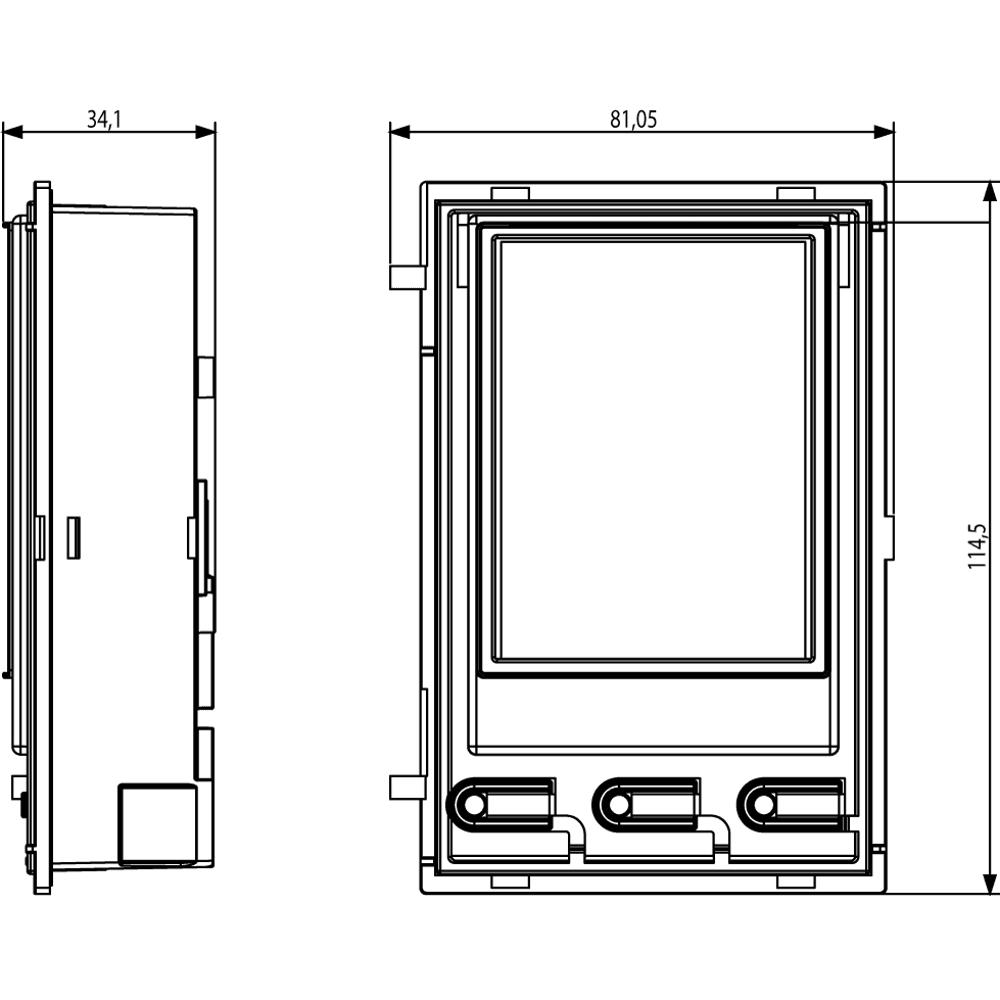 41018 Модул с 3,5in дисплей с 3 бутона за избор от адресна книга VIMAR IP, Pixel и Pixel Heavy_small