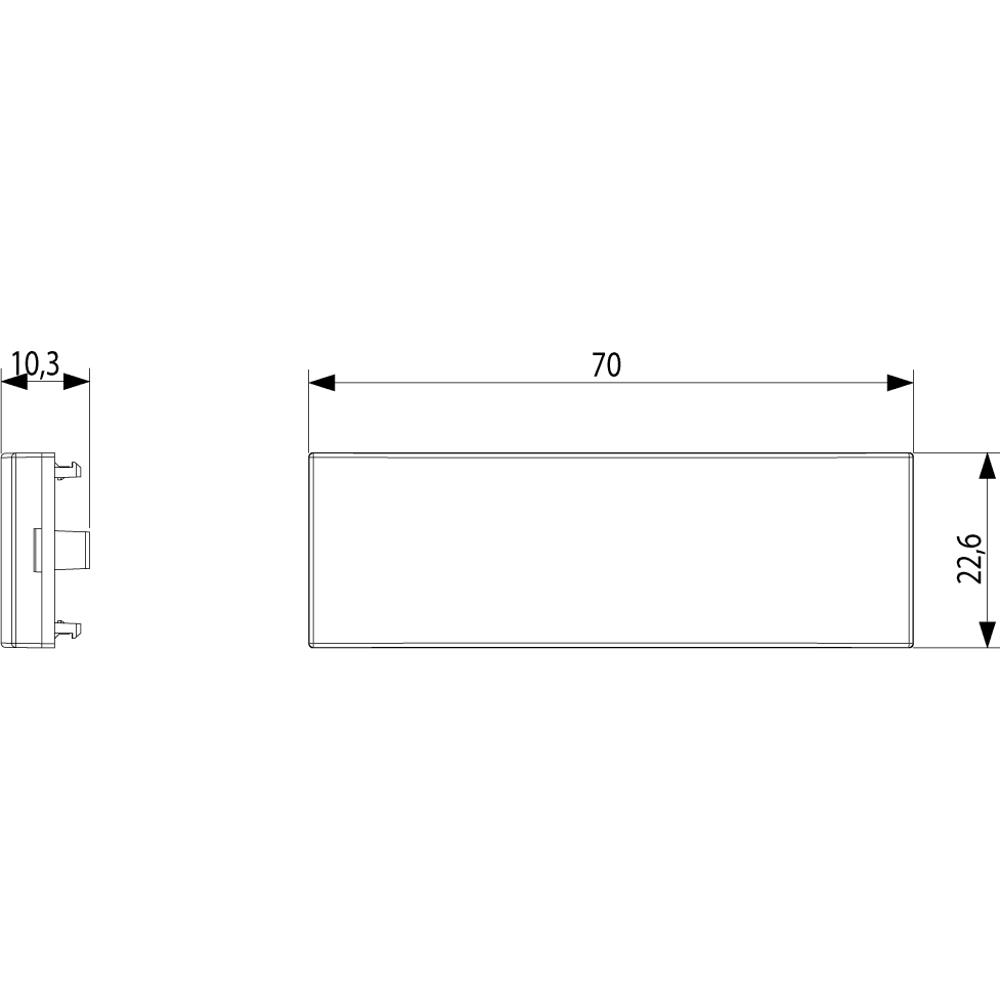41111 Едномодулен двоен бутон VIMAR Pixel_small