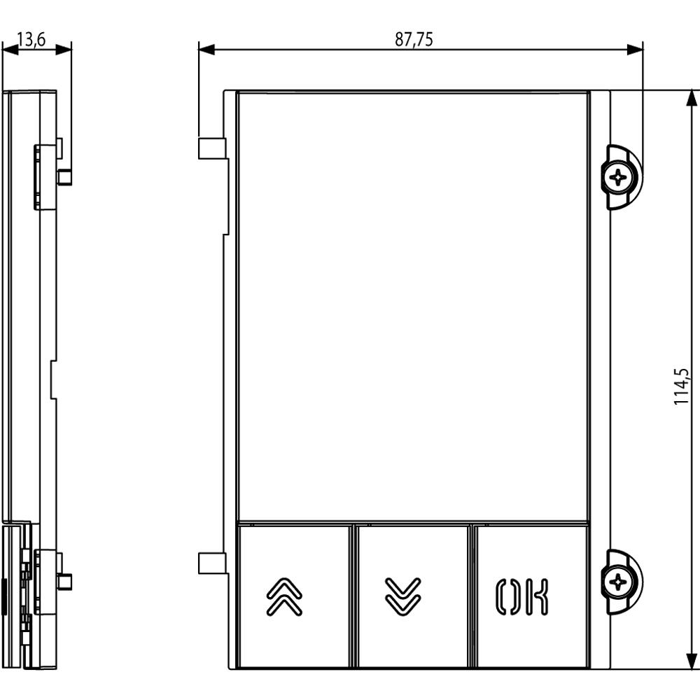 41118.01 Лицев панел за дисплей 41018 сив VIMAR Pixel_small