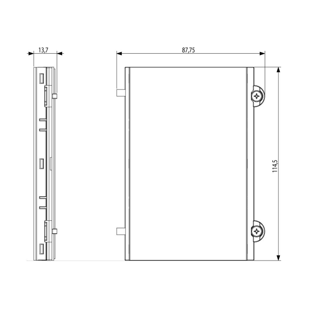 41121.02 Празен лицев модул тъмно сив Vimar Pixel_small