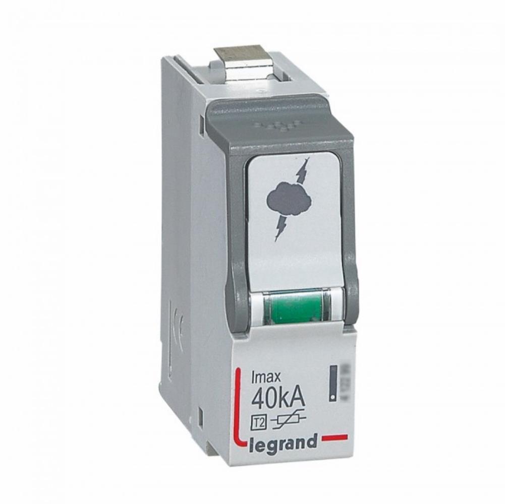 412301 Сменяем модул за катоден отводител SPD T2, 40 kA/полюс, Uc: 440 V~ (IT), Legrand_small