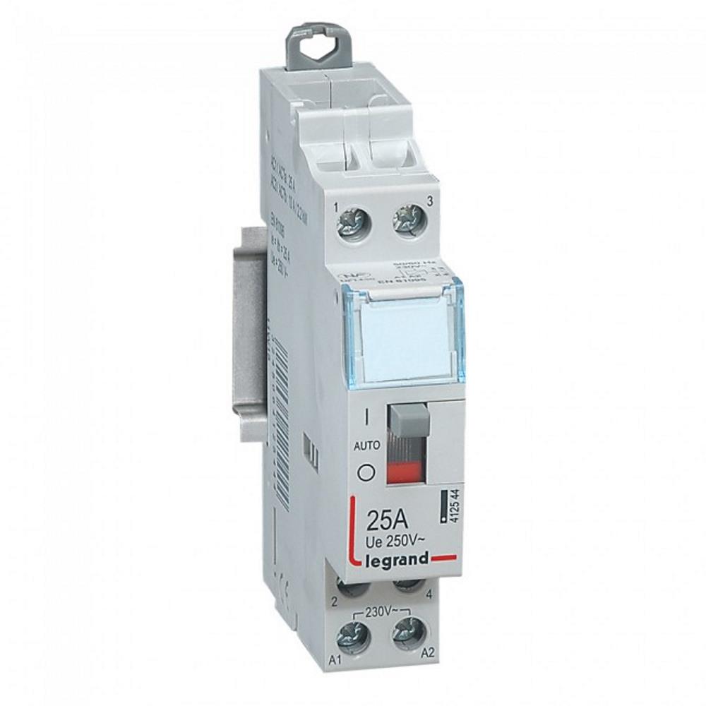 412544 Модулен контактор CX³ 25A 2NO, 230V~, ръкохватка, 1М, Legrand