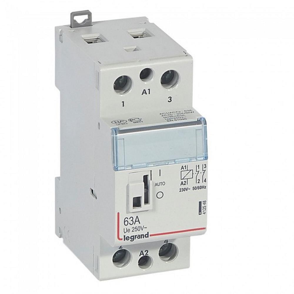 412548 Модулен контактор CX³ 63A 2NC, 230V~, ръкохватка, 2М, Legrand_small