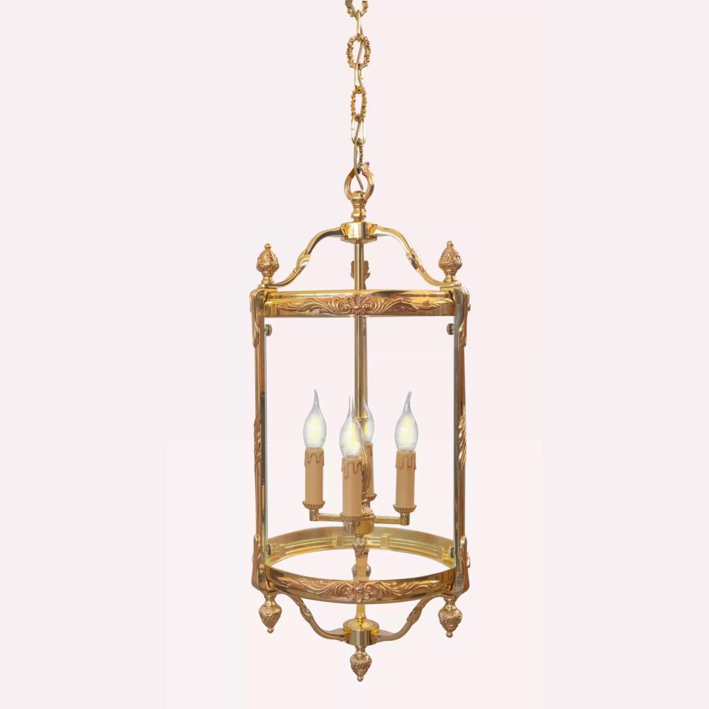 449/4T/008 LANTERN WITH GLASS 4xMAX 42W E14 Possoni