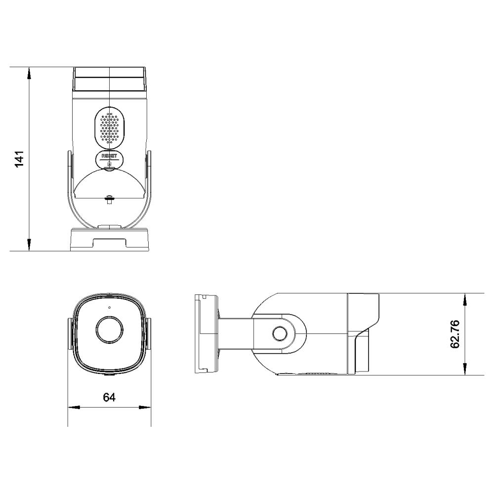 46237.028B Wi-Fi 1080p камера, 2,8 мм 120° видимост, ELVOX, Vimar_small