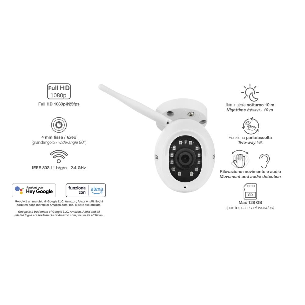 46237.040A Bullet Wi-Fi камера Elvox, 2MPx 4 мм, Vimar_small