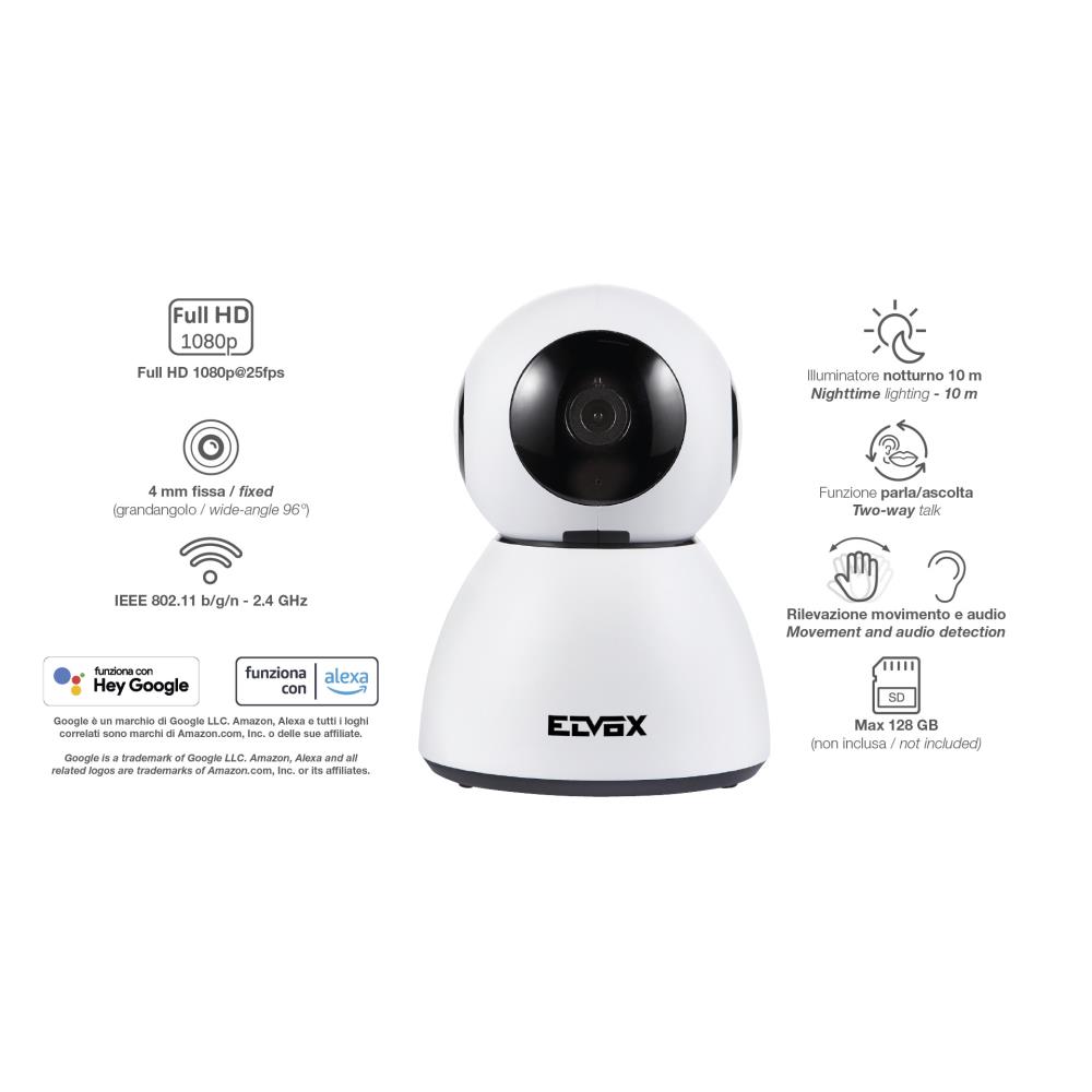 46239.040A PT Wi-Fi 2MPx камера Elvox, 1080p 4 мм, Vimar_small