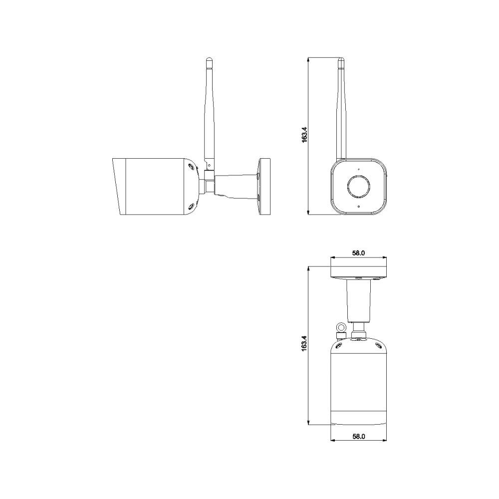 46242.036C Bullet Wi-Fi камера за комплект 46KIT.036C, ELVOX, Vimar_small