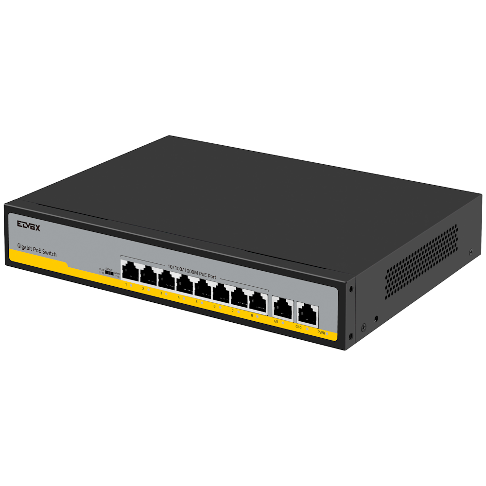 46260.10P.03 8-портов Poe switch Gigabit, Elvox, Vimar