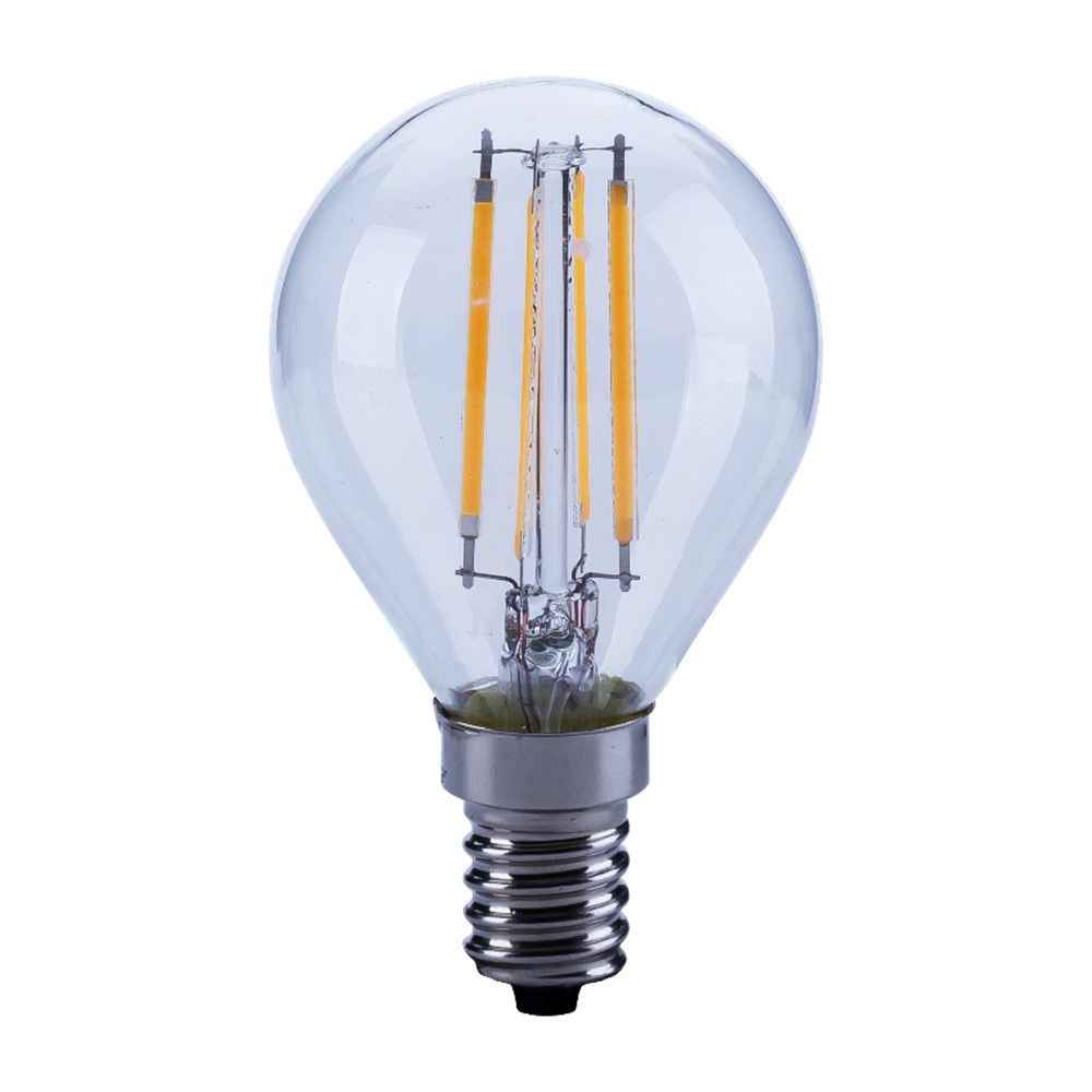 500010001700 LED Filament крушка димируема Р45 Е14 4,5W 2700K 470lm прозрачна Opple