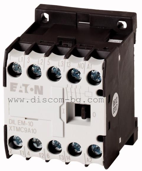 051789 DILEM-10 4kW - (415VAC,50Hz/480VAC,60Hz) - Контактор Eaton