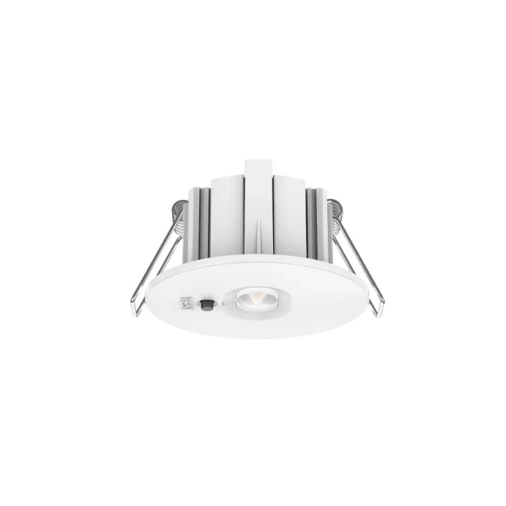 572005000100 LED аварийно осв.тяло тип:Луна Ф55mm 3W 260lm 6500K 3h AS/W бяла IP20- Opple