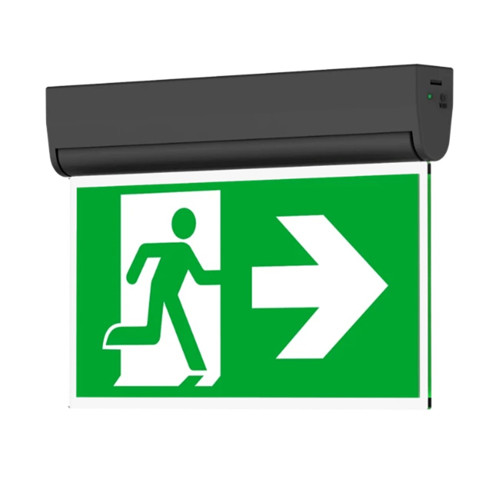 572005002300 Евакуационно осв.тяло Exit Sign LED 3W 20lm 6500K DALI 33m. AT IP20 черен Opple