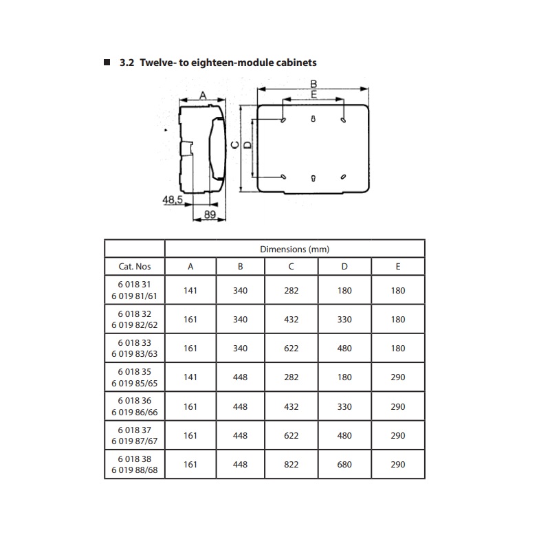 601831 Табло PLEXO³ 1х12М, IP65, ОМ, Legrand_small