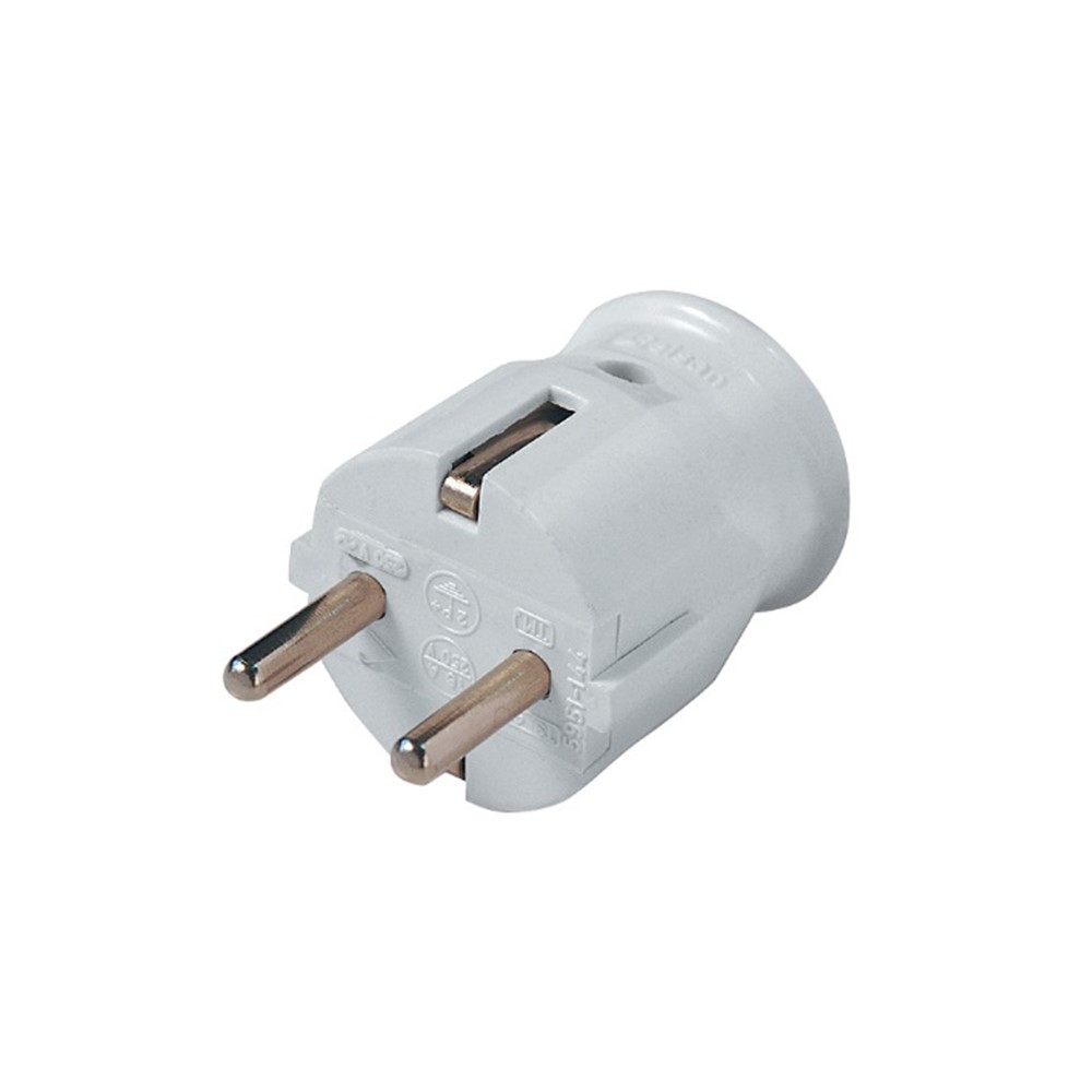 ECK33303 Щепсел 16А 2P+T бял, Elettrocanali
