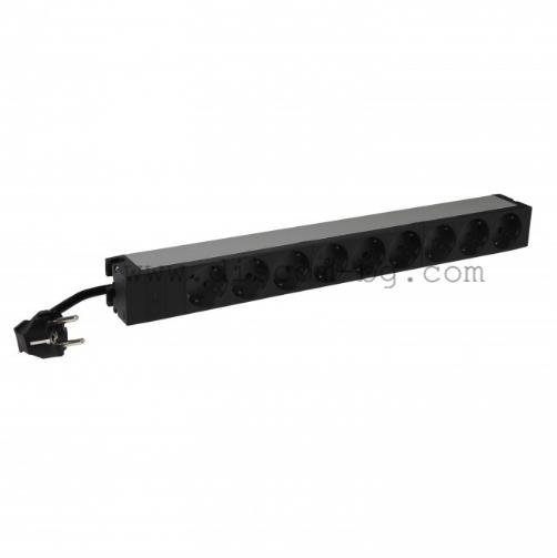 646821  Legrand 19" PDU LCS³ - 1 U - 9 x 2P+E - немски стандарт - 1 индикатор за захранване