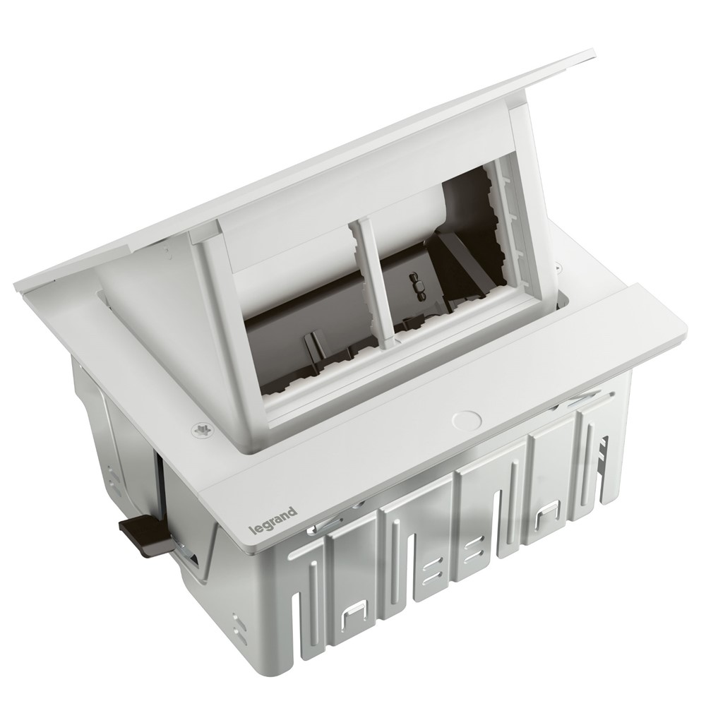 654801 Pop-up кутия за вгражд., празна, 4М, бяла, Incara Pop-Up, Legrand_small