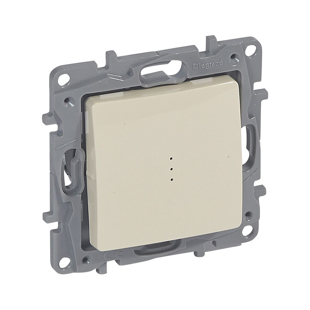 664610 Legrand Девиаторен ключ 10А с индикатор Niloe крем_small