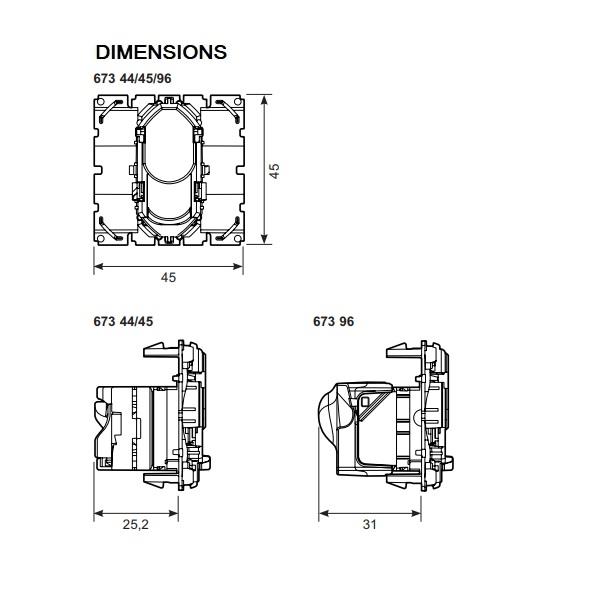 067345 Розетка RJ45 FTP cat. 6 Celiane_small