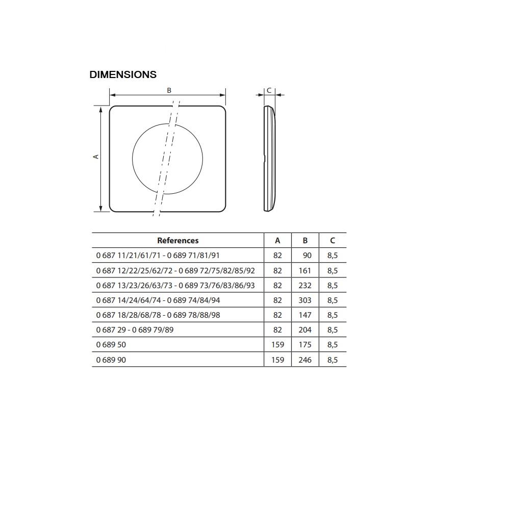 068981 Рамка 1х Celiane Карбон_small