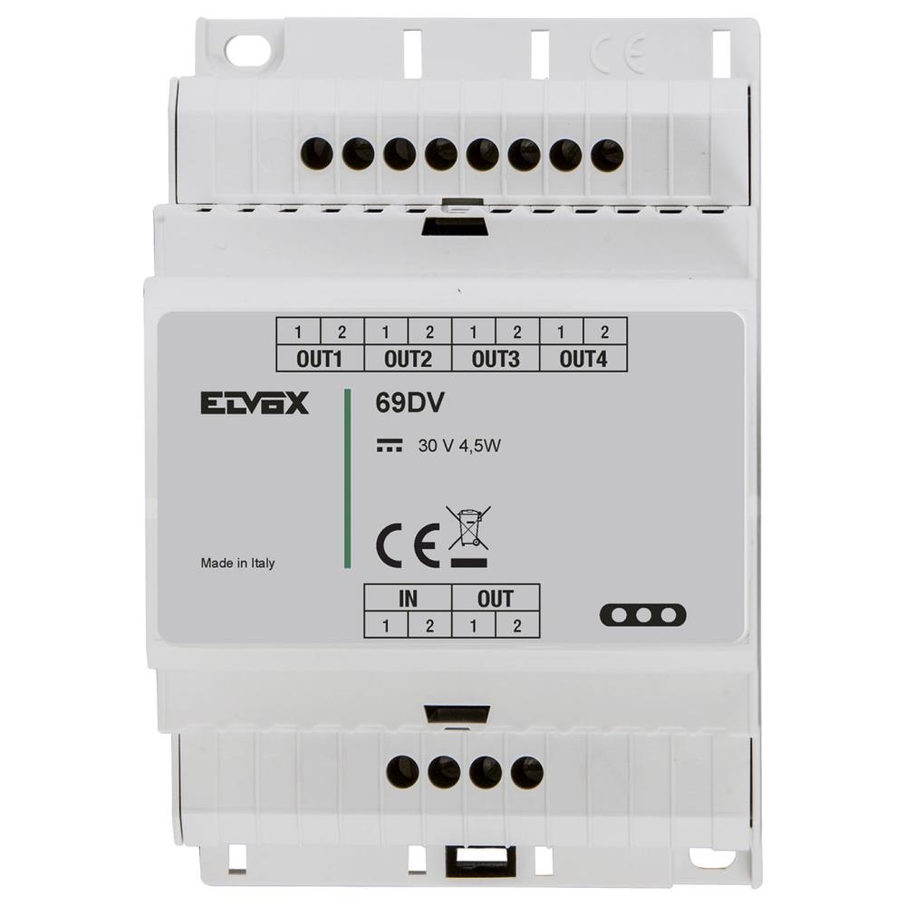 69DV Магистрален разпределител за двупроводна система Due Fili Plus VIMAR_small