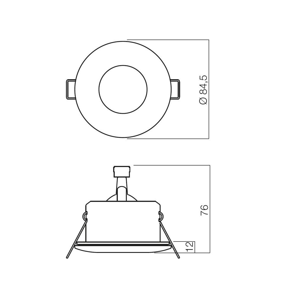 70125 Луна фиксирана ELC 1101, IP54 50W/12V, СМ, ø74, Chrome, Smarter_small