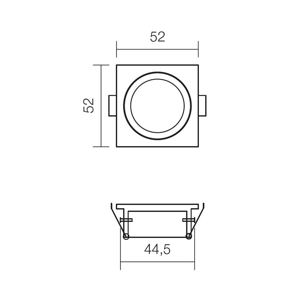 70327 Луна с насочване MT 120 LED 1X1W, СМ, ø45, със захранване, Aluminium, Smarter_small