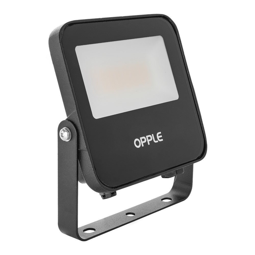 709000071700 LED прожектор EcoMax G3 10W 4000K 1200lm 100mm. 100⁰ IP66 черен - Opple_small