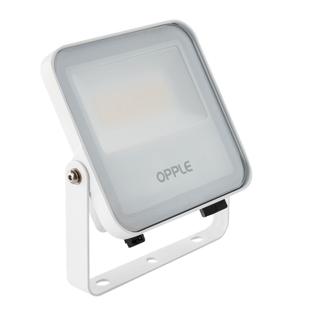 709000072200 LED прожектор EcoMax G3 20W 4000K 2400lm 115mm. 100⁰ IP66 бял - Opple