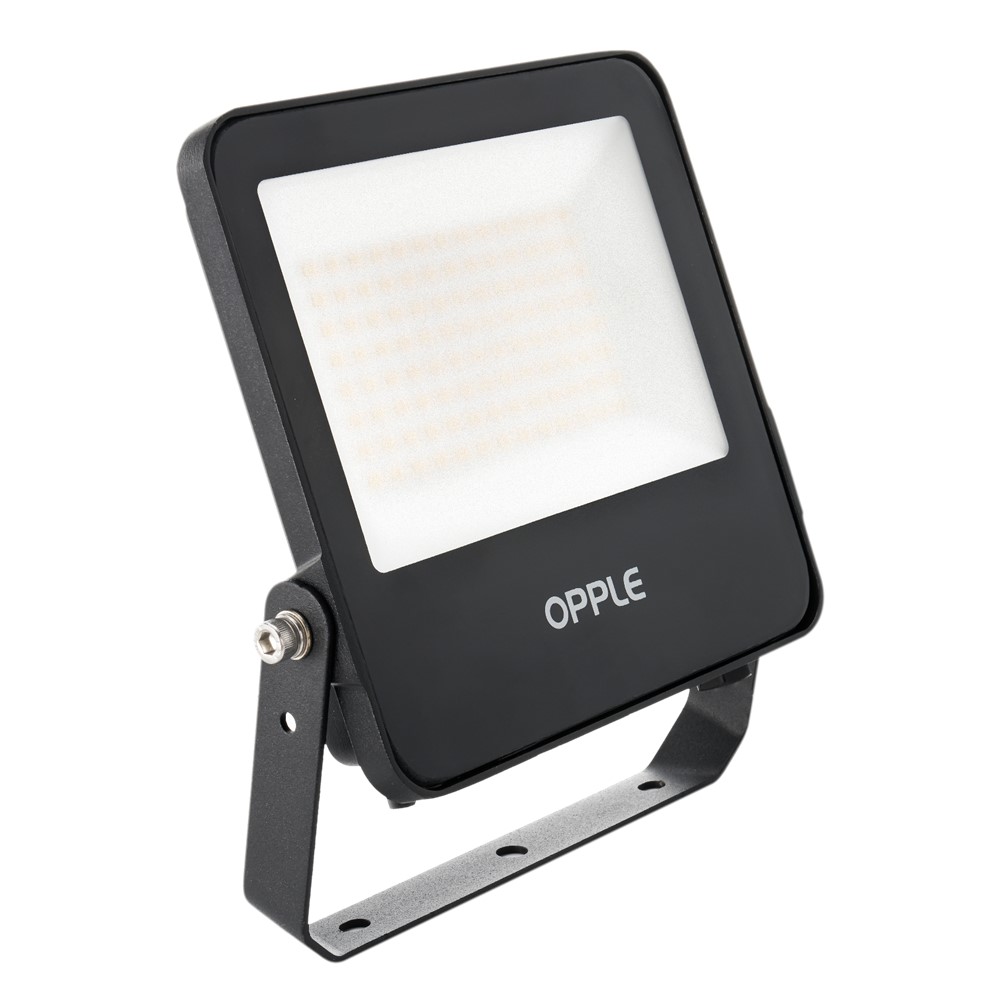 709000073000 LED прожектор EcoMax G3 50W 4000K 6500lm 170mm. 100⁰ IP66 черен - Opple