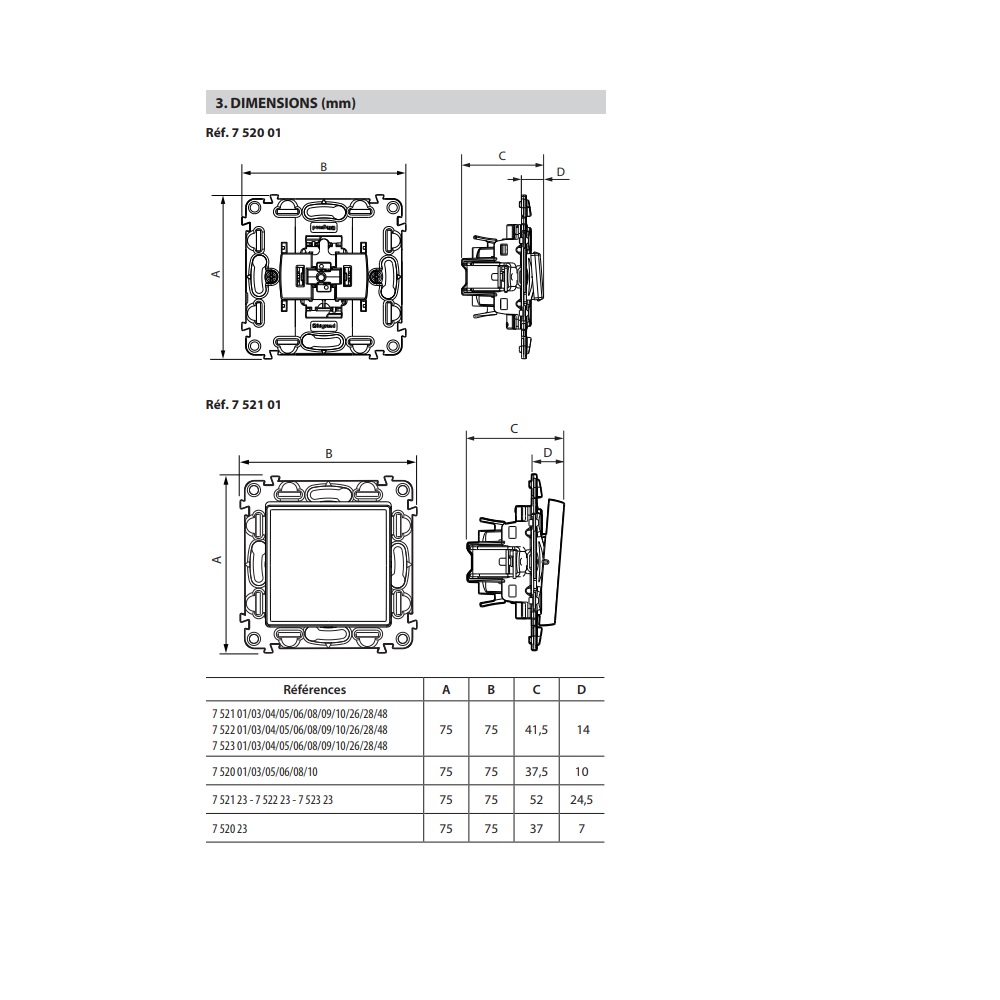 752226 Legrand Ключ сх.6 с подсветка без рамка Valena life крем_small