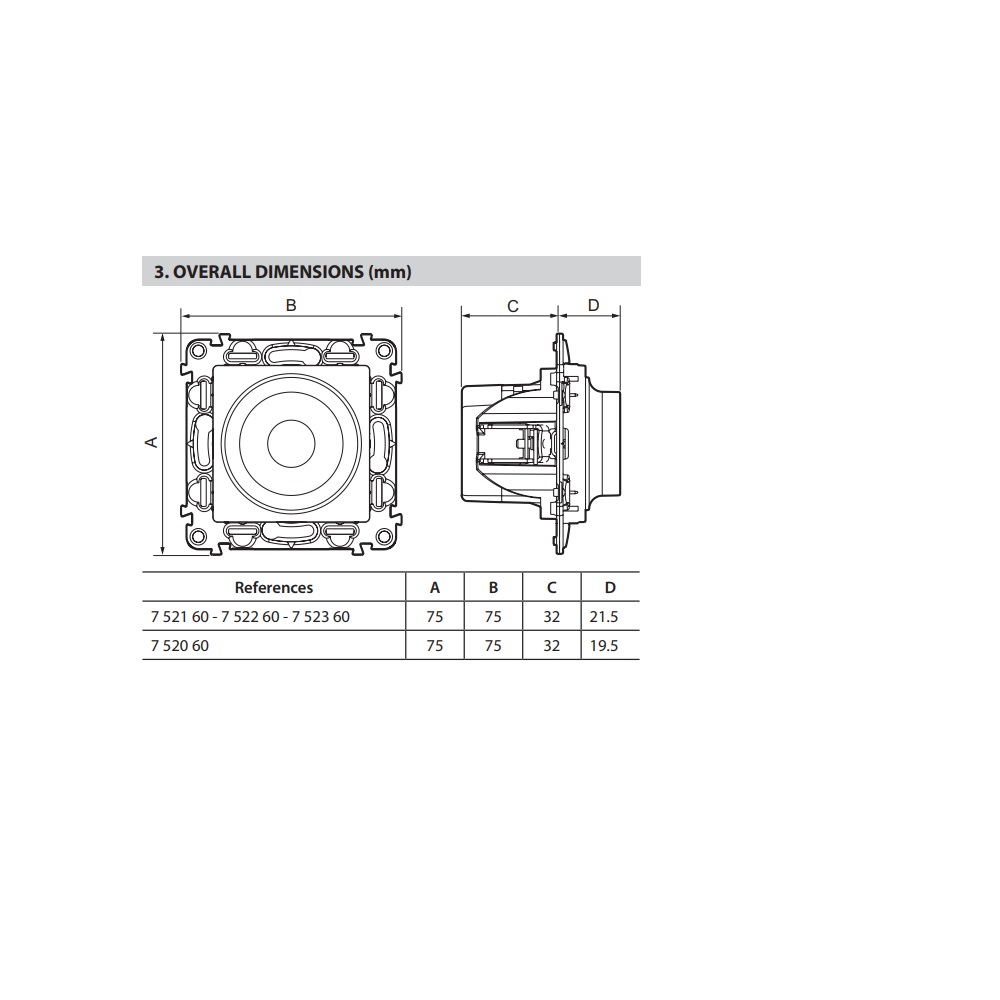752260 Legrand Ротативен димер 300W без рамка Valena life крем_small