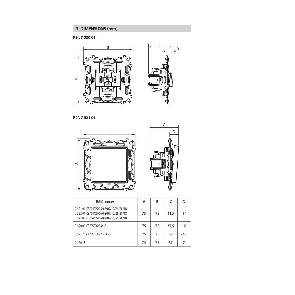 752310 Legrand Ключ сх.1 с подсветка без рамка Valena life алуминий_small