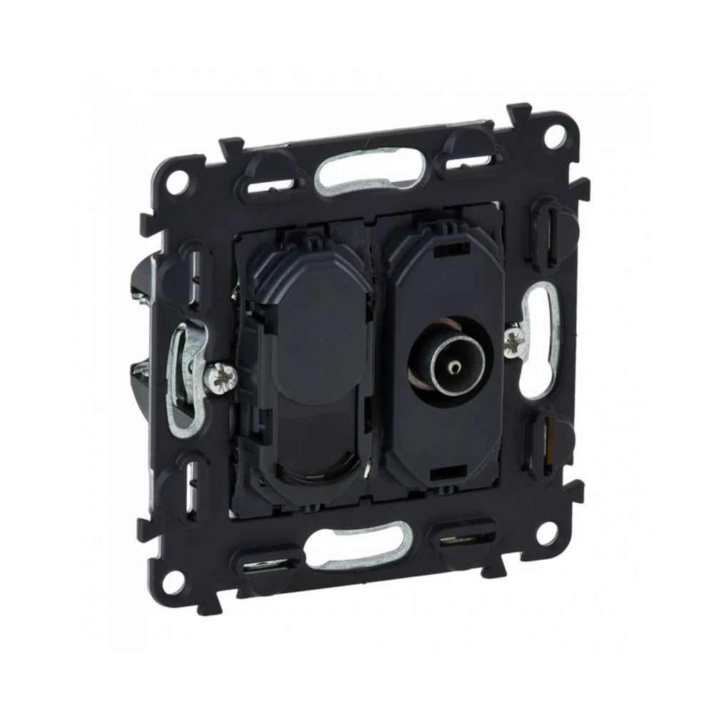 753055 Legrand TV + RJ45 розетка UTP Cat. 6 Valena life_small