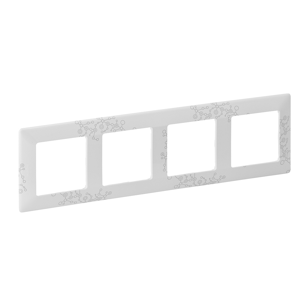 754124 Legrand Рамка 4 х Valena life Фигурал  - До изчерпване