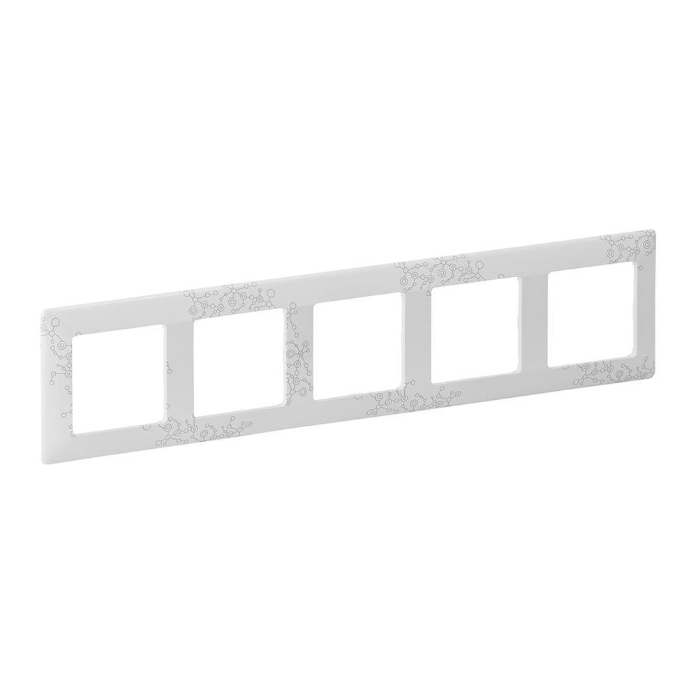 754125 Legrand Рамка 5 х Valena life Фигурал  - До изчерпване