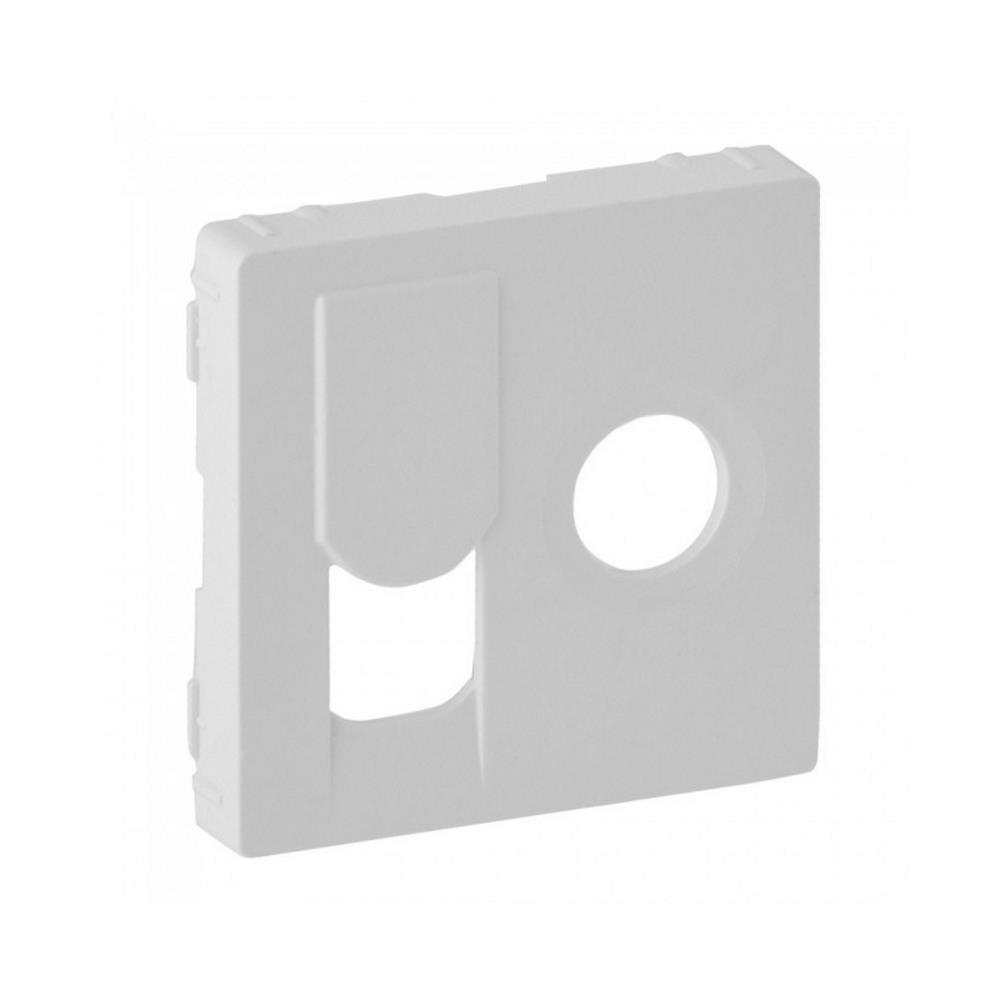 754830 Legrand Плочка лицева за розетка TV+RJ45 Valena life Бяло_small
