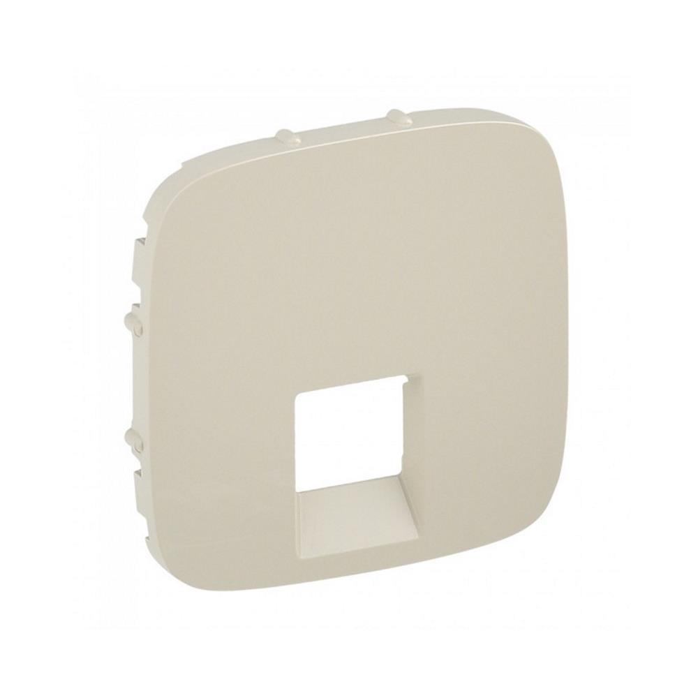 755416  Legrand Лицев панел Allure крем за розетка 1 х RJ11/RJ45_small