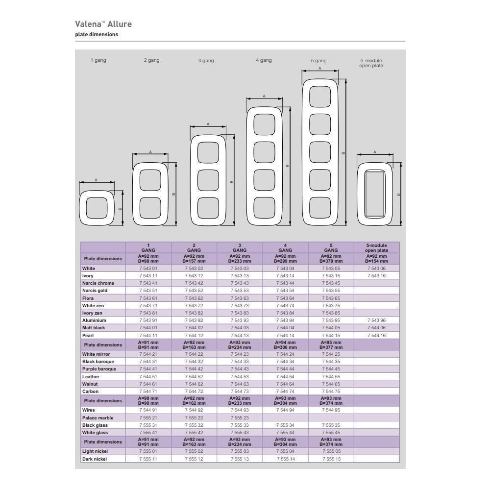 755545  Legrand Allure рамка 5 х бяло стъкло_small