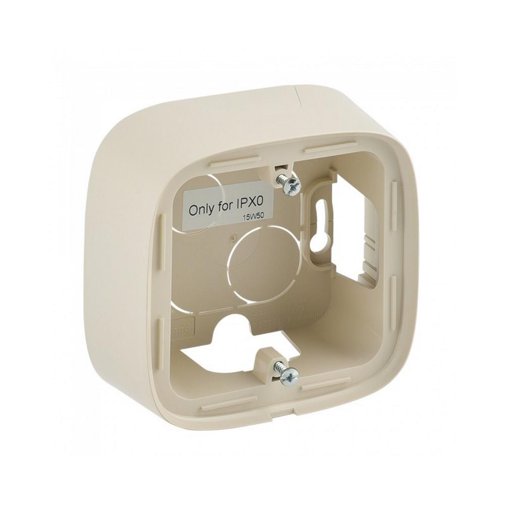 755561  Legrand Единична конзола за открит монтаж Allure  Крем