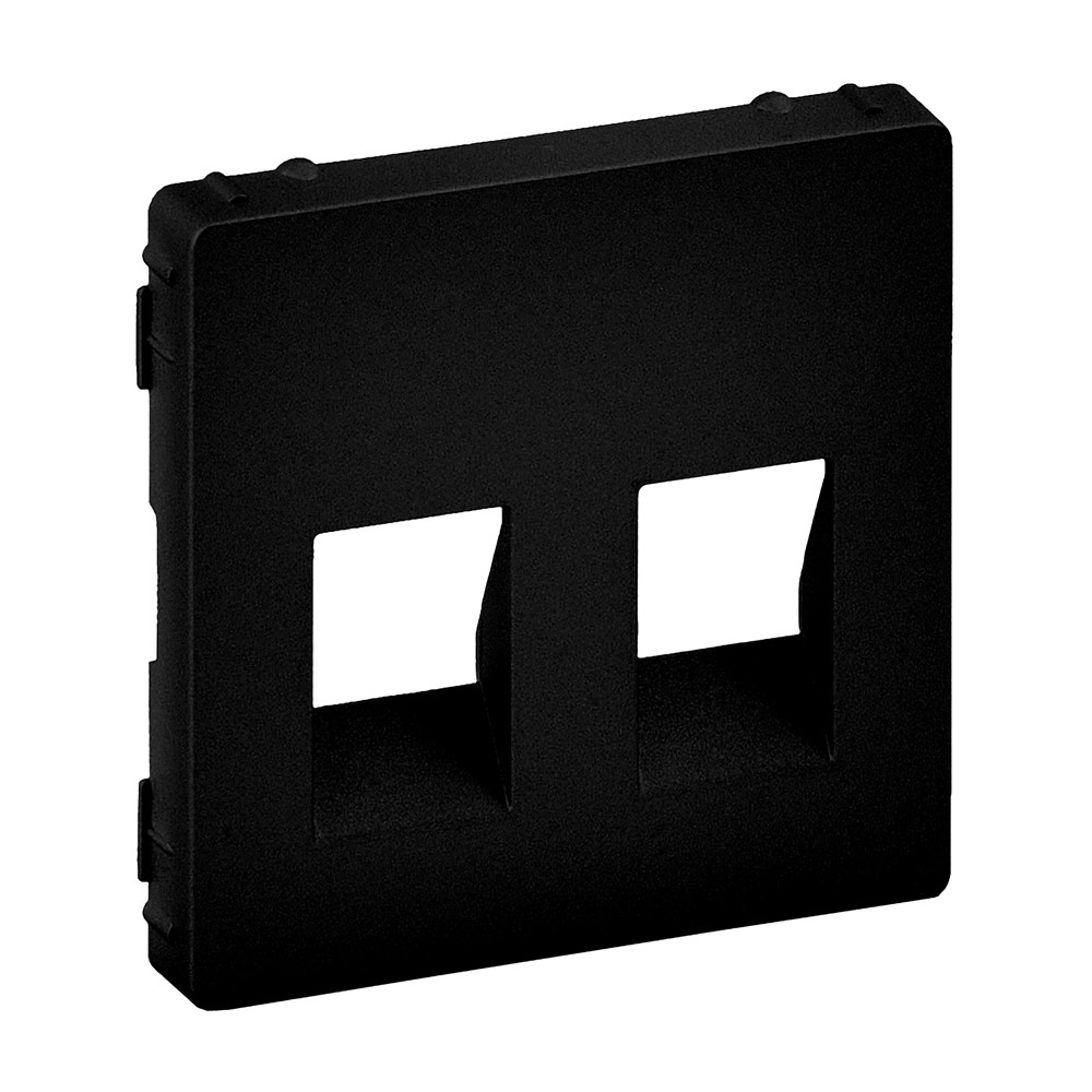 756372 Legrand Лицева плочка за 2 x високоговорител Valena life Черен мат