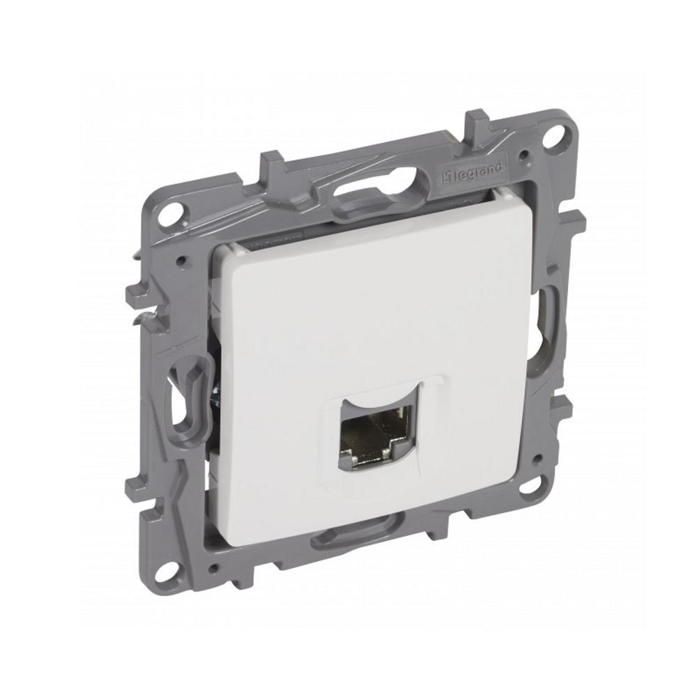 764575  Legrand Розетка RJ 45 Cat.6 STP Niloe Бяло