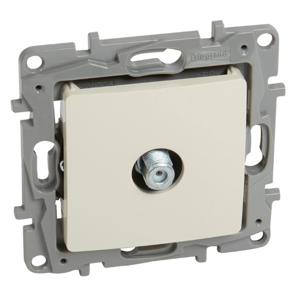 764650 Legrand ТВ Розетка F конектор Niloe Крем