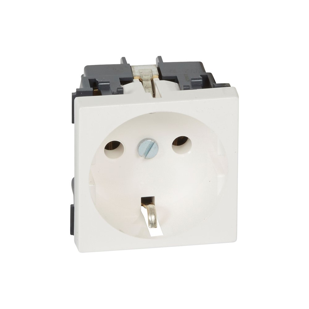 278210L Контакт 2P+T Шуко 2М бяло Mosaic , Legrand_small