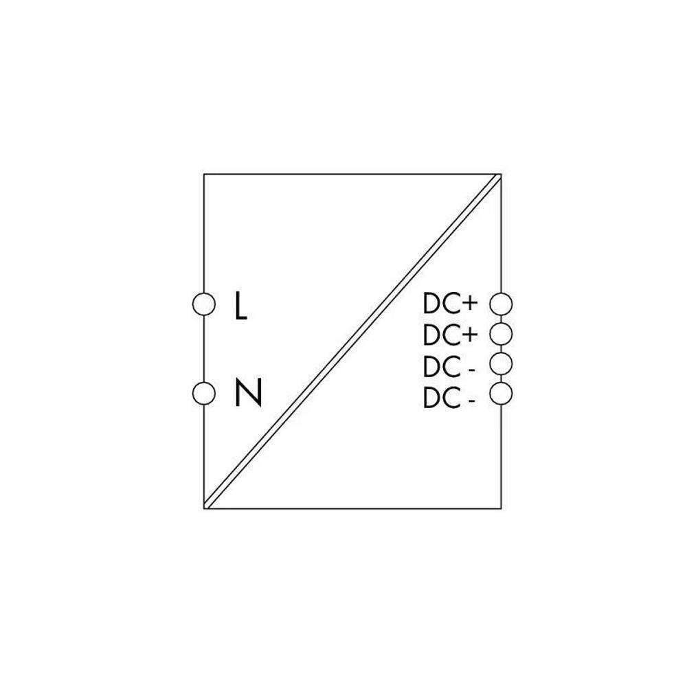 787-1001 Имп.захранване COMPACT, 1x100-240VAC/12VDC-2A,2,50 mm²,DIN-35,DC OK LED(54x55x89mm) Wago_small