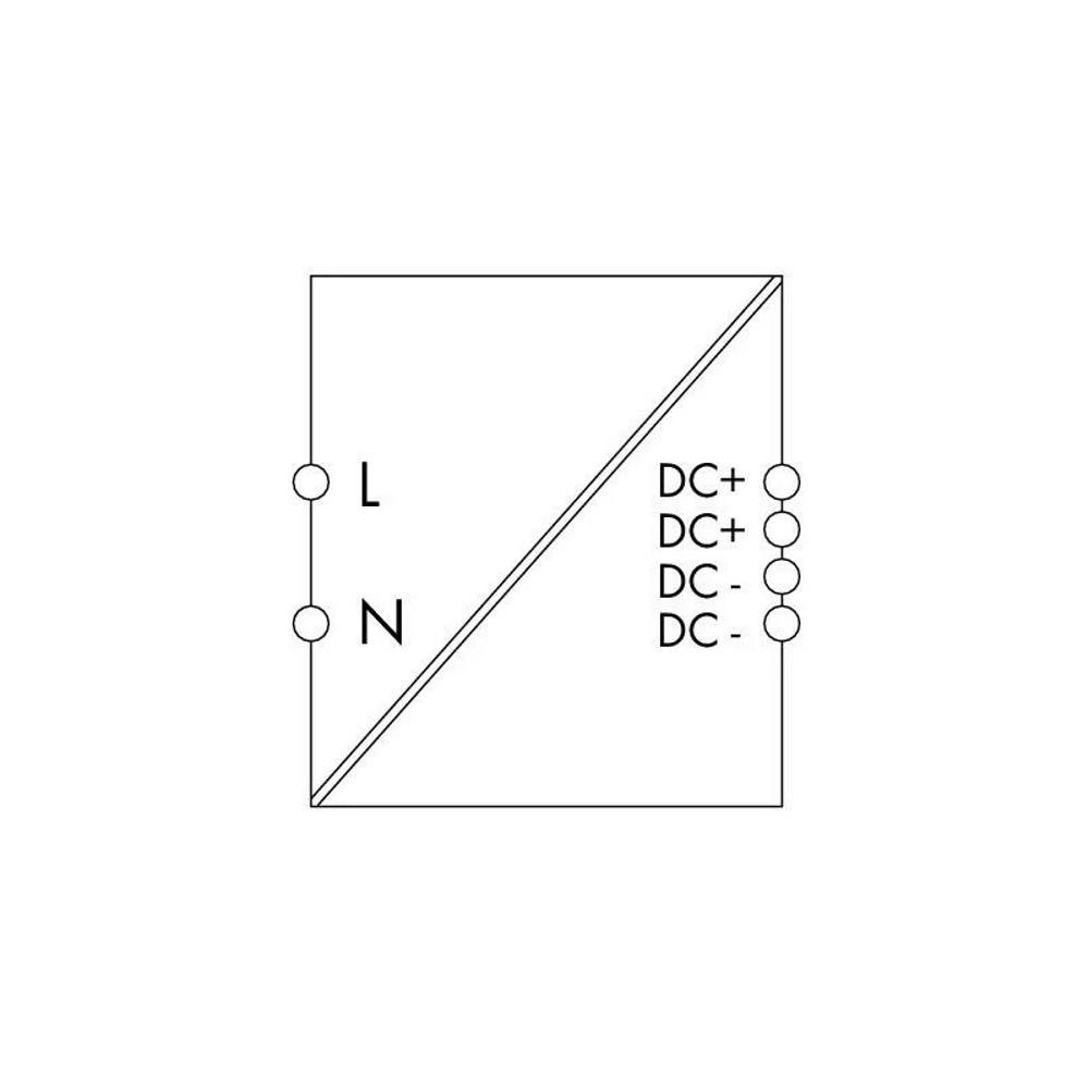 787-1012 Имп.захранване COMPACT, 1x100-240VAC/24VDC-2.5A,2,50 mm²,DIN-35,DC OK LED(72x55x89mm) Wago_small