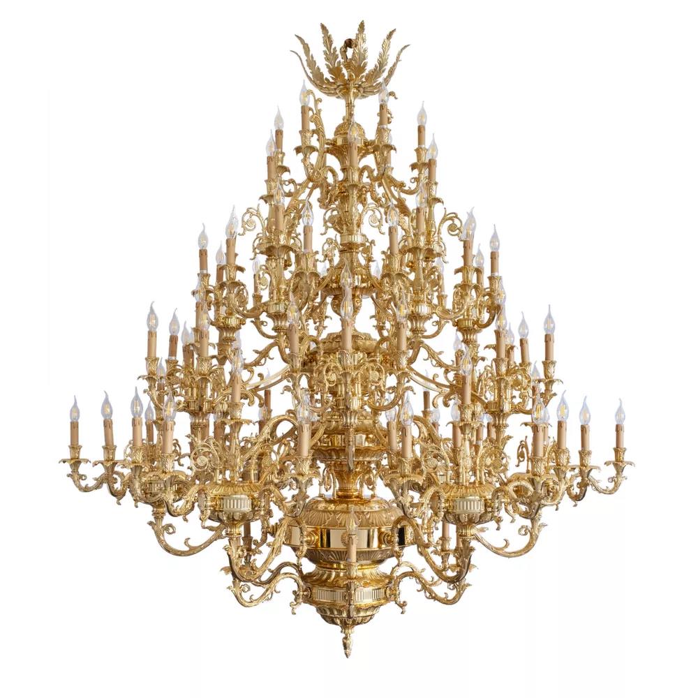 792/90/002 FRENCH GOLD CHANDELIER 90xMAX42W E14 Possoni