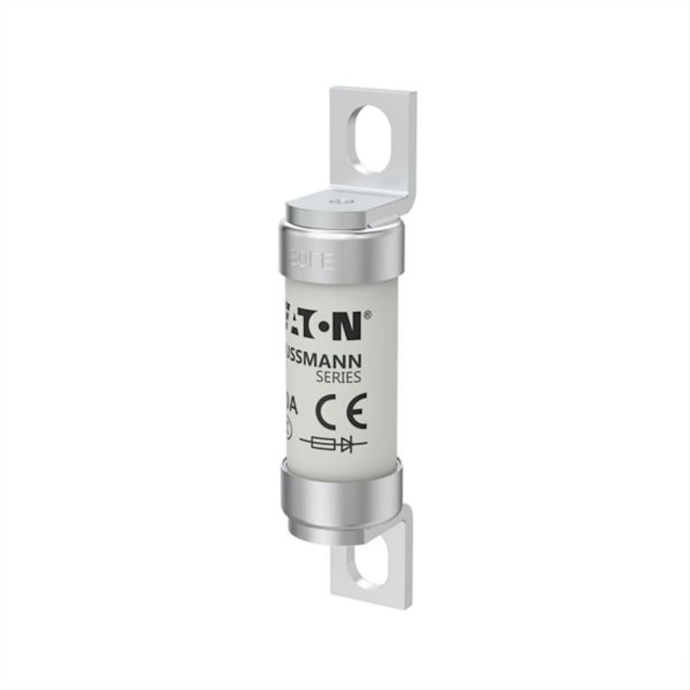 80FE Високоскоростен предпазител, 80 A, AC 690 V, DC 500 V, 200 kA, BS88, 19x77mm, aR, BS