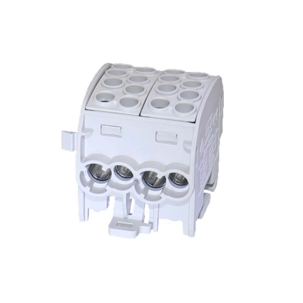 81506002 Дистрибуционен блок SCB 2x35, 1P, 4x (4-35, 2.5-25, 1.5-16) мм², grey, Simet